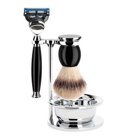 S33K44SF - Shaving Set Sophist - Black - Fusion® - Fibre®