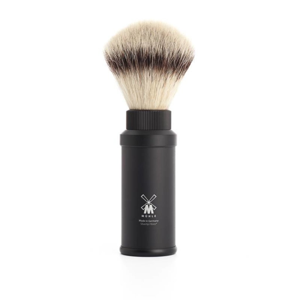 Travel Shaving Brush Silvertip Fibre® Black