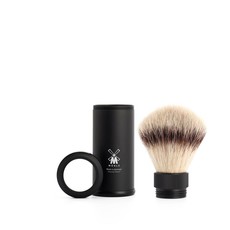 Travel Shaving Brush Silvertip Fibre® Black