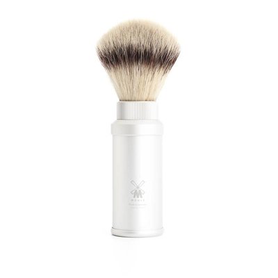 31M530 - Travel Shaving Brush Silvertip Fibre® Anodised aluminium
