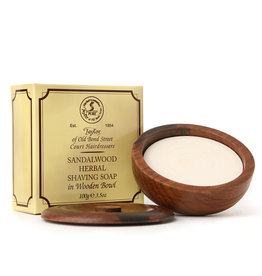 01050 - Wooden Bowl incl. Sandalwood 100g Soap