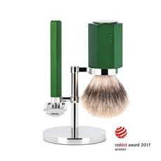 Shaving Set Hexagon - Forest - Saf.Razor - Silvertip Fibre®