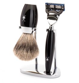 S281K876F - Shaving Set Kosmo - Black - Fusion® - Badger