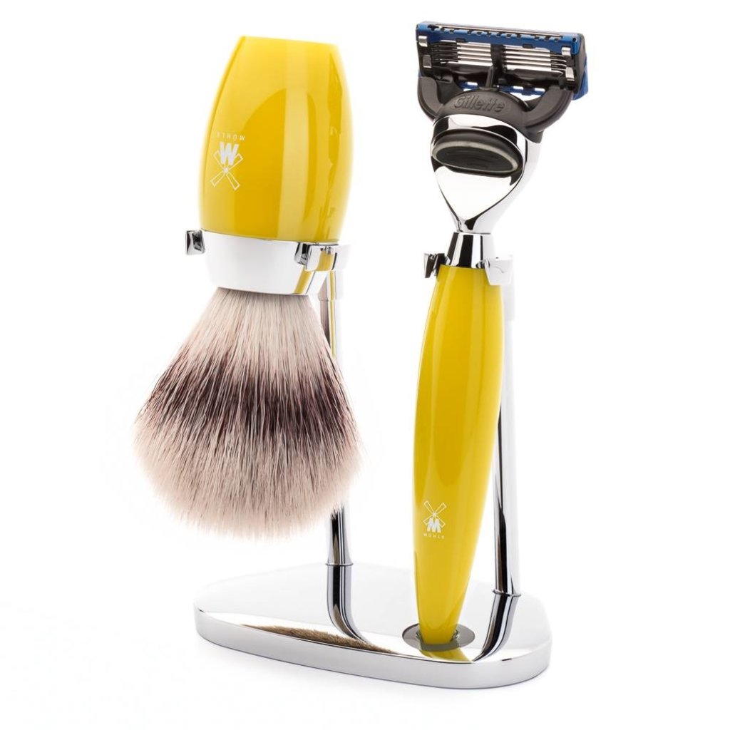 Shaving Set Kosmo 3-part - Yellow - Fusion®