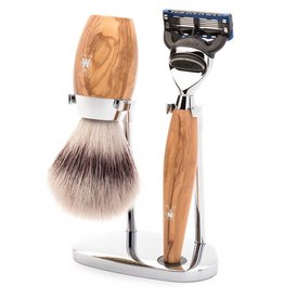 S31H870F - Shaving Set Kosmo - Olive wood - Fusion® - Fibre®