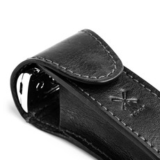 Leather pouch voor safety razor - Black