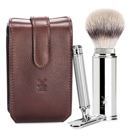 RT2SR - Scheerset Safety Razor Bruin