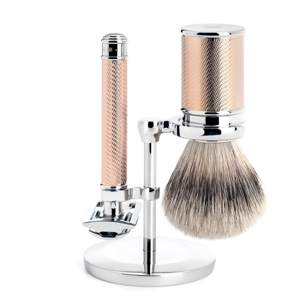 Shaving Set Traditional - Safety razor - Silvertip - Rosegold