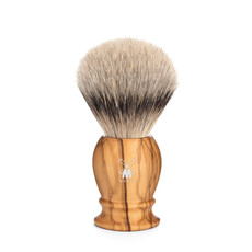 Shaving Brush Silvertip Badger - Olive wood