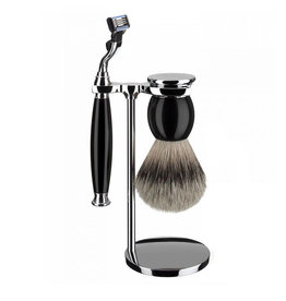 S93K44M3 - Shaving Set  Sophist - Black - Silvertip - Mach3®