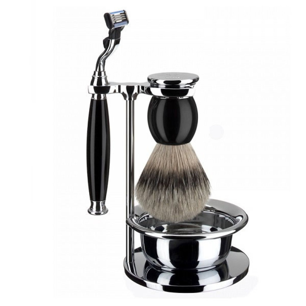 Shaving Set 4-part  Sophist - Black Mach3®