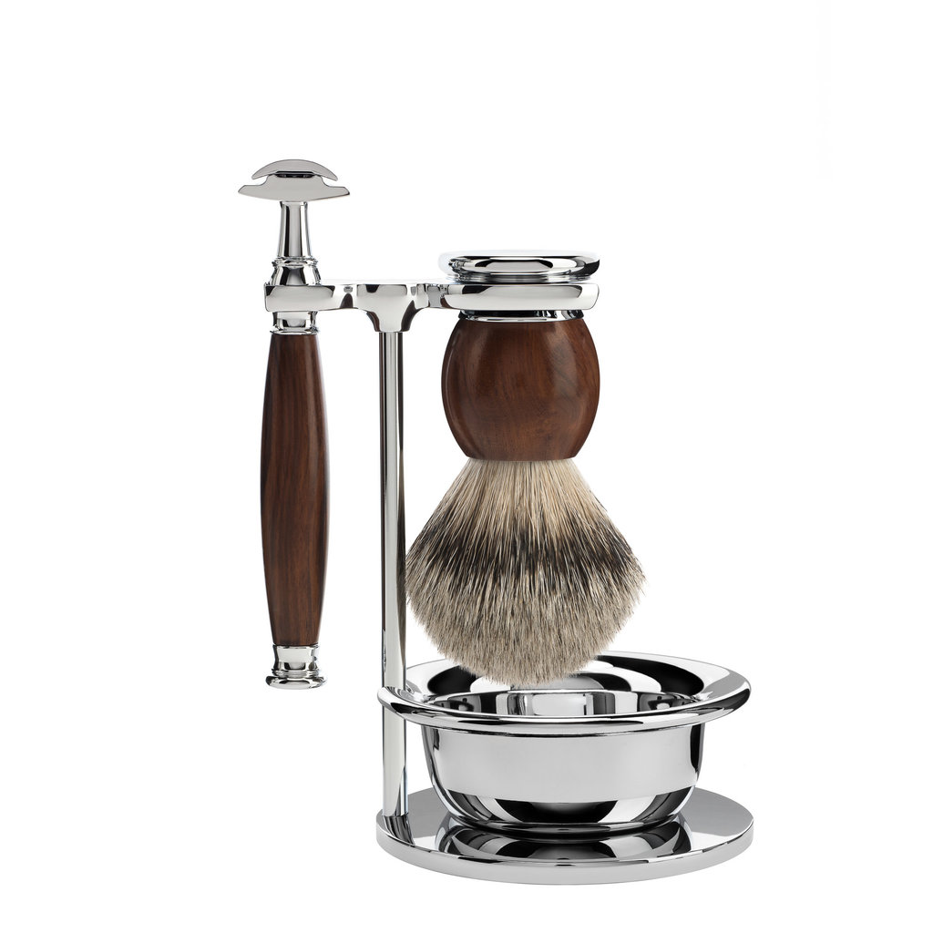 Shaving Set 4-part  Sophist - Ironwood Saf.Razor