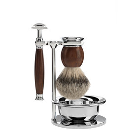 S93H47SSR - Scheerset  Sophist - Ironwood - Silvertip - Saf.Razor