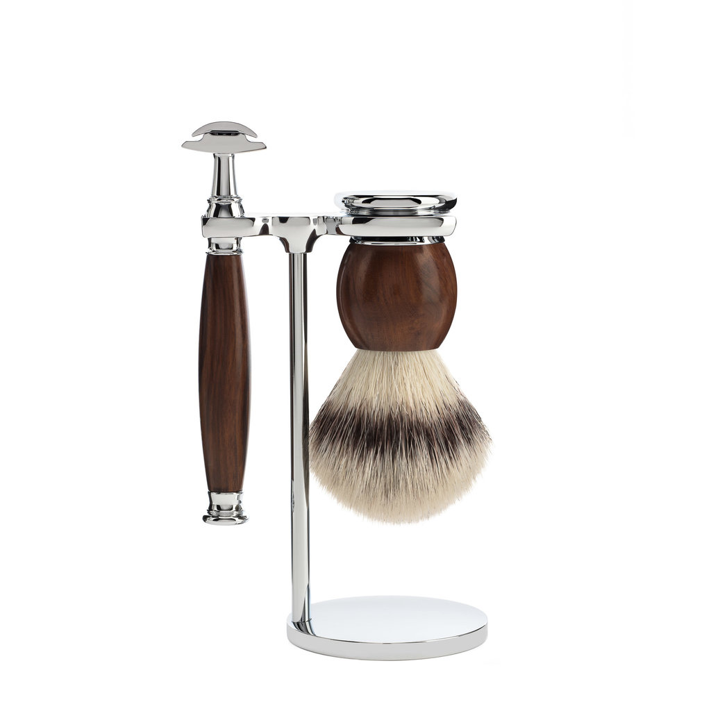 Scheerset 3-delig  Sophist - Ironwood Saf.Razor