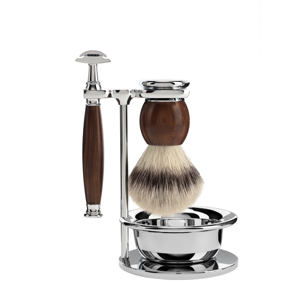 Shaving Set 4-part  Sophist - Ironwood Saf.Razor