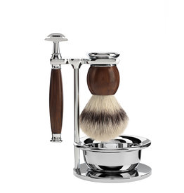 S33H47SSR - Scheerset  Sophist - Ironwood - Fibre® - Saf.Razor