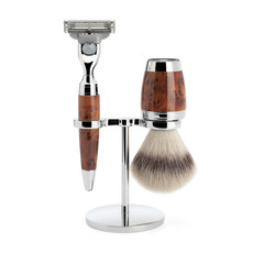 Shaving Set 3-part  Stylo - Thuja wood Mach3®