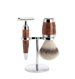 S31H71SR - Shaving Set  Stylo - Thuja wood - Fibre® - Saf.Razor