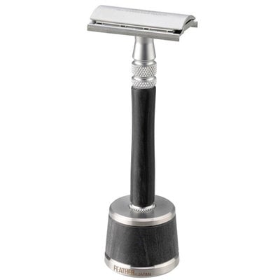 WS-D2S - Safety Razor and Holder (wood)