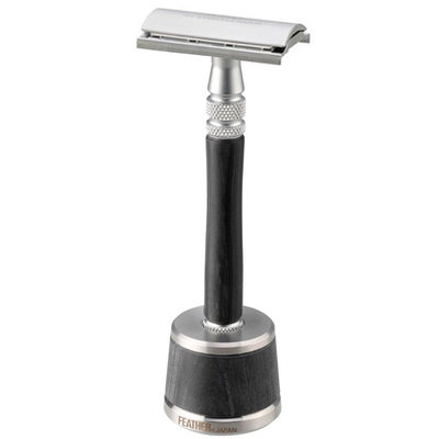 WS-D2S - Safety Razor schroefsluiting en houder (hout)