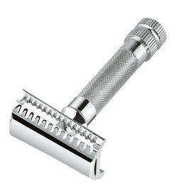 9037001 - Safety Razor Merkur 37C - Schuine scheerkop 'Slant bar'