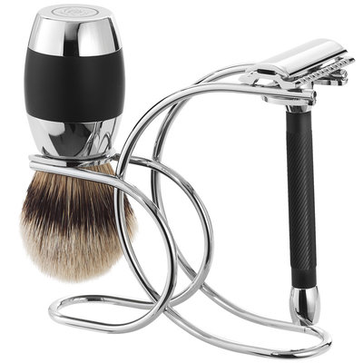 902081001 - Shaving set Silvertip shaving brush and Safety Razor