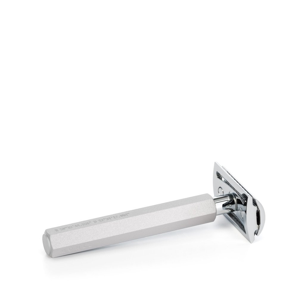 Safety Razor - Zilvergrijs - Gesloten Kam