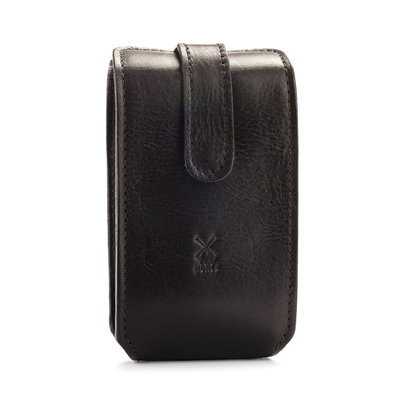 RT3 - Leather pouch for traveling, black