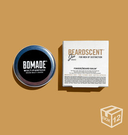 BOX 12x - Beard Scent® Bomade -  Medium - 18g