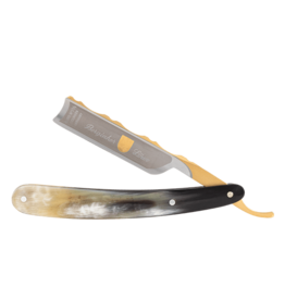 10581193 (3580) -Straight Razor 5/8" African cowhorn - Bergischer Löwe