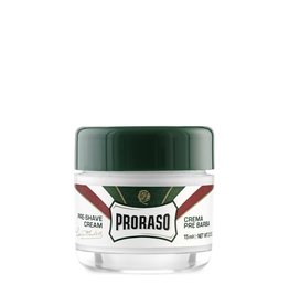 400350 - Pre-Shave Cream 15ml Travel - 6 Pieces - Green