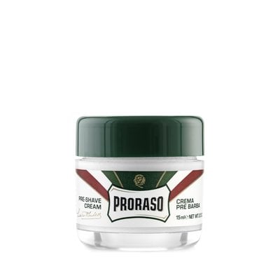 400350 - Pre-Shave Cream 15ml Travel - 6 Pieces - Green