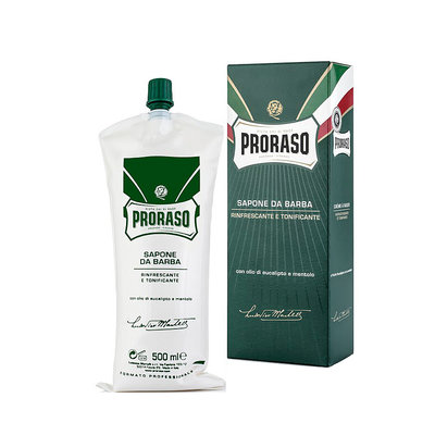 400615 - Shaving Cream 500ml Professional - 6 Pieces - Green
