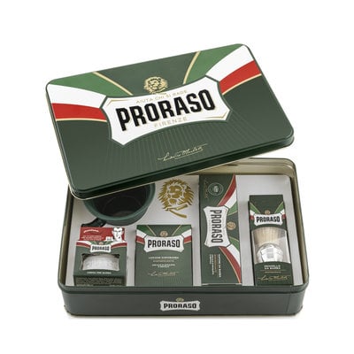 400332 - Classic Shaving Set Metal - Green