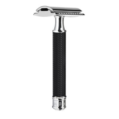 R89BLACK - Safety Razor - Zwart Gesloten Kam