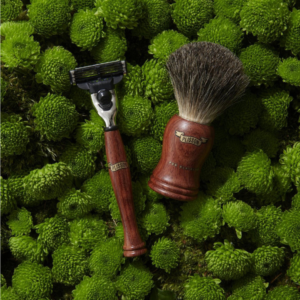 Shaving Brush Bubinga Russian Grey