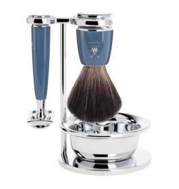 S21M228SSR - Shaving Set Rytmo - Petrol - Saf.Razor - Fibre®