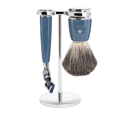 S81M228F - Shaving Set Rytmo - Petrol - Fusion® - Badger