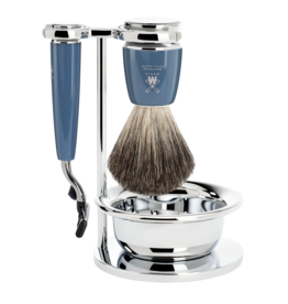 S81M228SM3 - Shaving Set Rytmo - Petrol - Mach3® - Badger