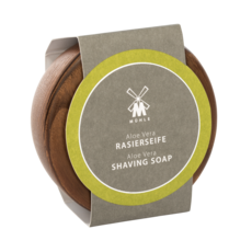 Aloë Vera Shaving Soap 65g Wood