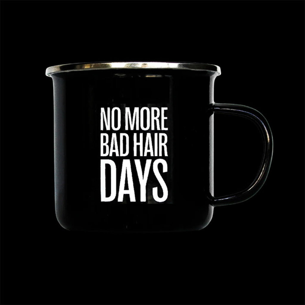 Emaille Koffie Kop No More Bad Hair Days