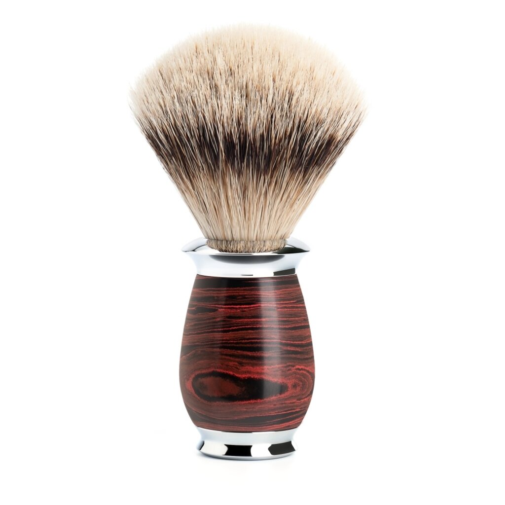 MÜHLE Shaving Brush Silvertip Badger - Ebonite