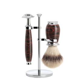 MÜHLE S31E58SR - Shaving Set Purist - Ebonite - Saf.Razor - Fibre®