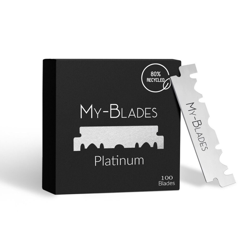 My-Blades 100 Single Edge Blades Platinum