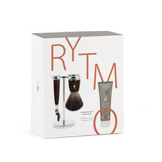 RYTMO Gift Set, 2-Piece, Grapefruit & Mint, Walnut Wood, Synthetic Hair