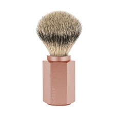 Shaving Brush Hexagon Silvertip Badger Hair Sunrise