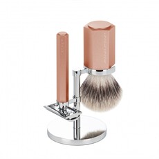 Scheerset Hexagon Sunrise met Silvertip Fibre® Scheerkwast