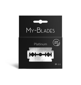 My-Blades MYBL-PLAT-DB - 20 Double Edge Blades Platinum (2x10)