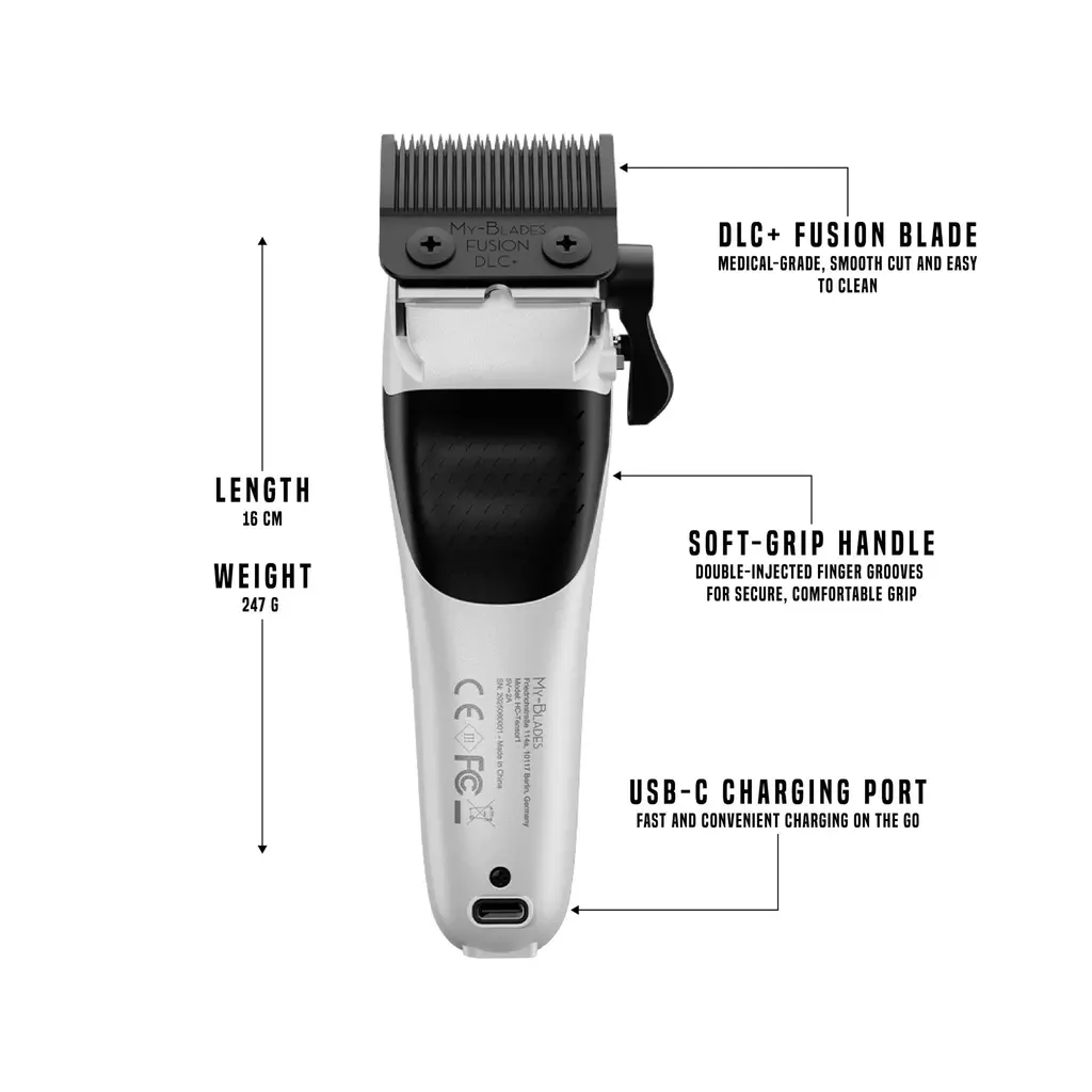 My-Blades Tensor AI Powered Professional Clipper - Wit