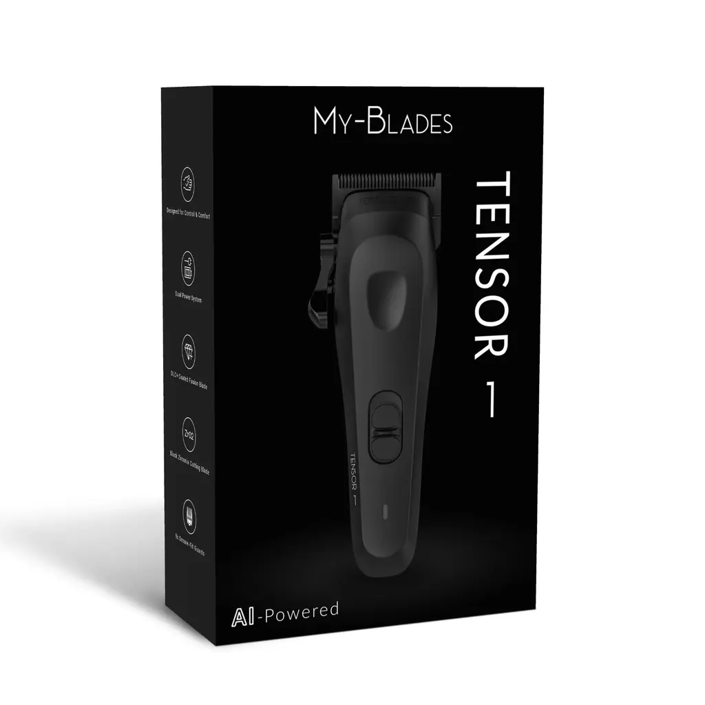 My-Blades Tensor AI Powered Professional Clipper - Black